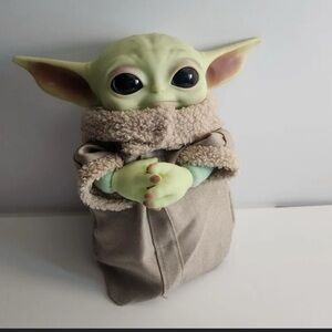 Disney Star Wars The Mandalorian Baby Yoda Grogu Plush Doll The Child 11” Rubber